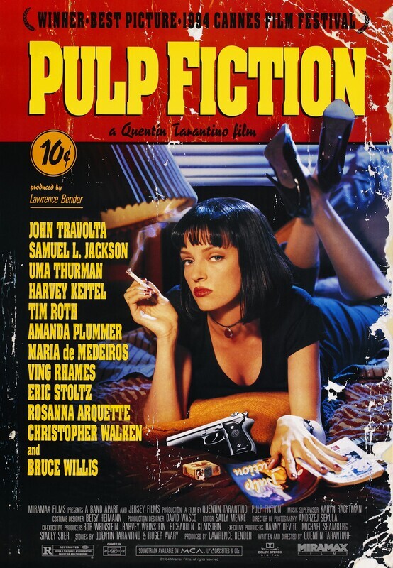Pulp Fiction (1994) Poster Original