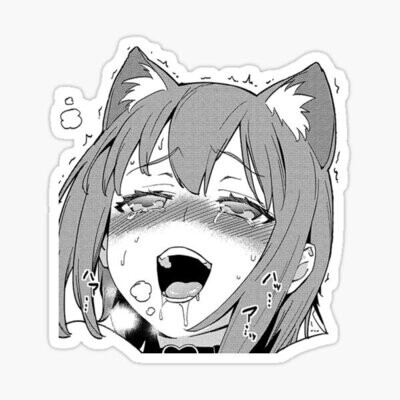 Anime fox girl Sticker