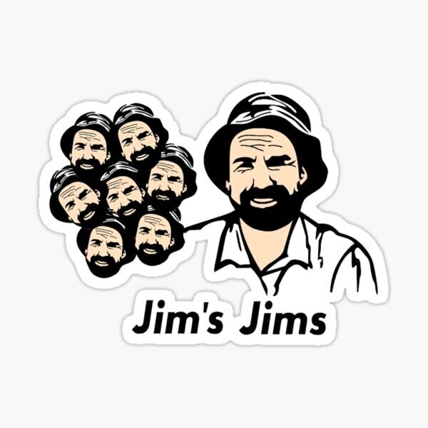 Jim&#39;s Jim&#39;s Sticker
