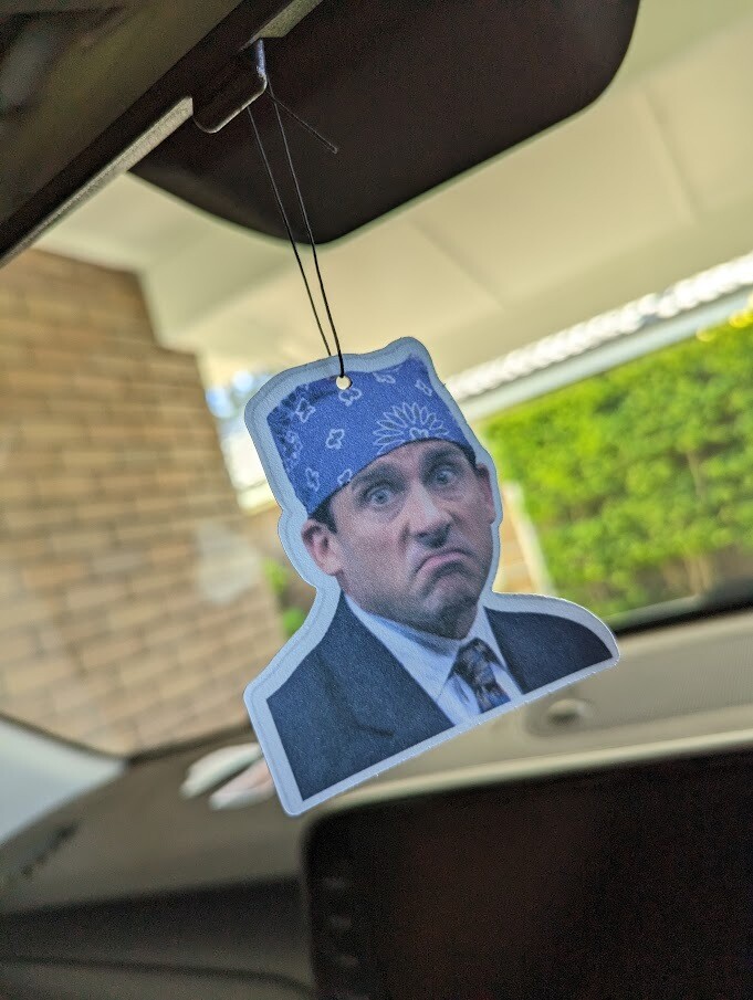 Prison Mike Car Air Freshener - The office