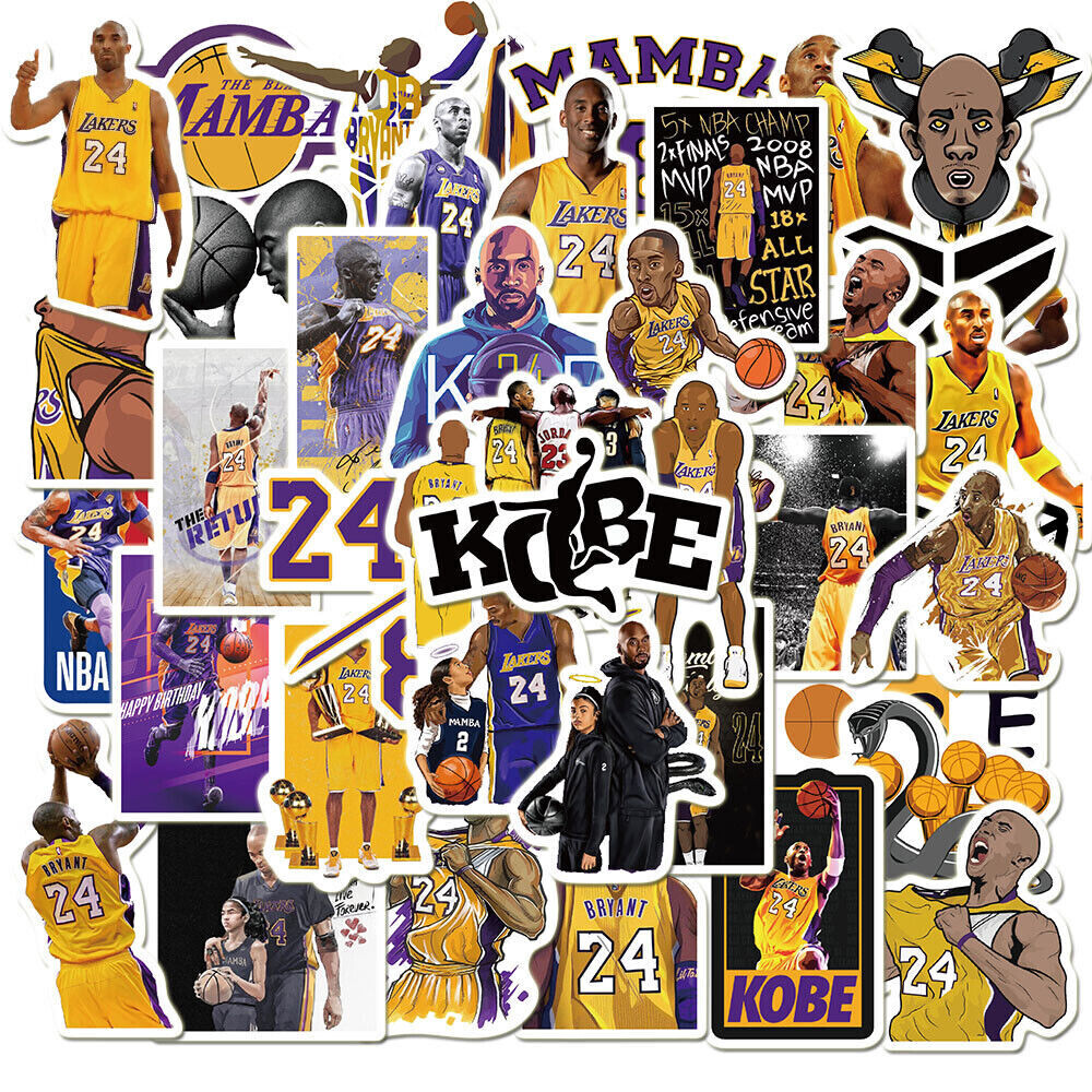 Kobe Bryant 50pcs Sticker Pack