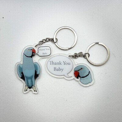 "Thank You Baby" Acrylic Keychain