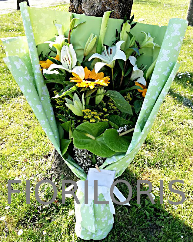 Mazzo Girasoli e Lilium
