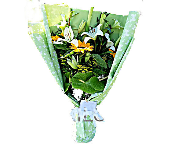 Mazzo Girasoli e Lilium
