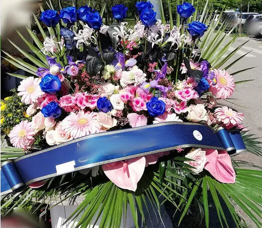 Composizione funebre Colorata