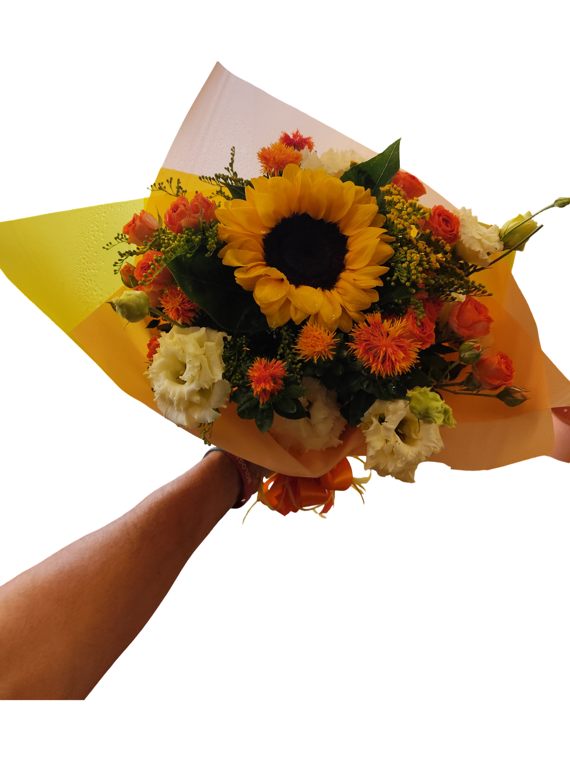 Bouquet arancio giallo