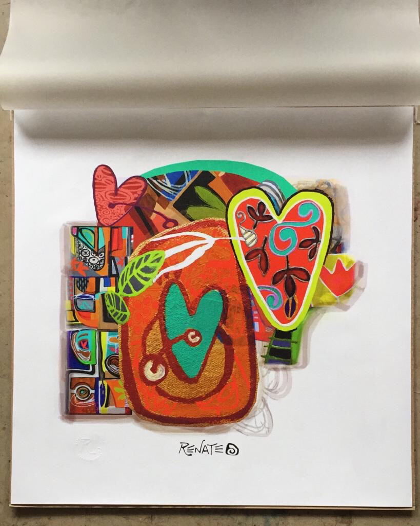 MIAMI cuadro enmarcado/ framed painting 35x35 inch - Precio en Pesos Chilenos/ Price in Chilean Pesos - US$2.300-30%