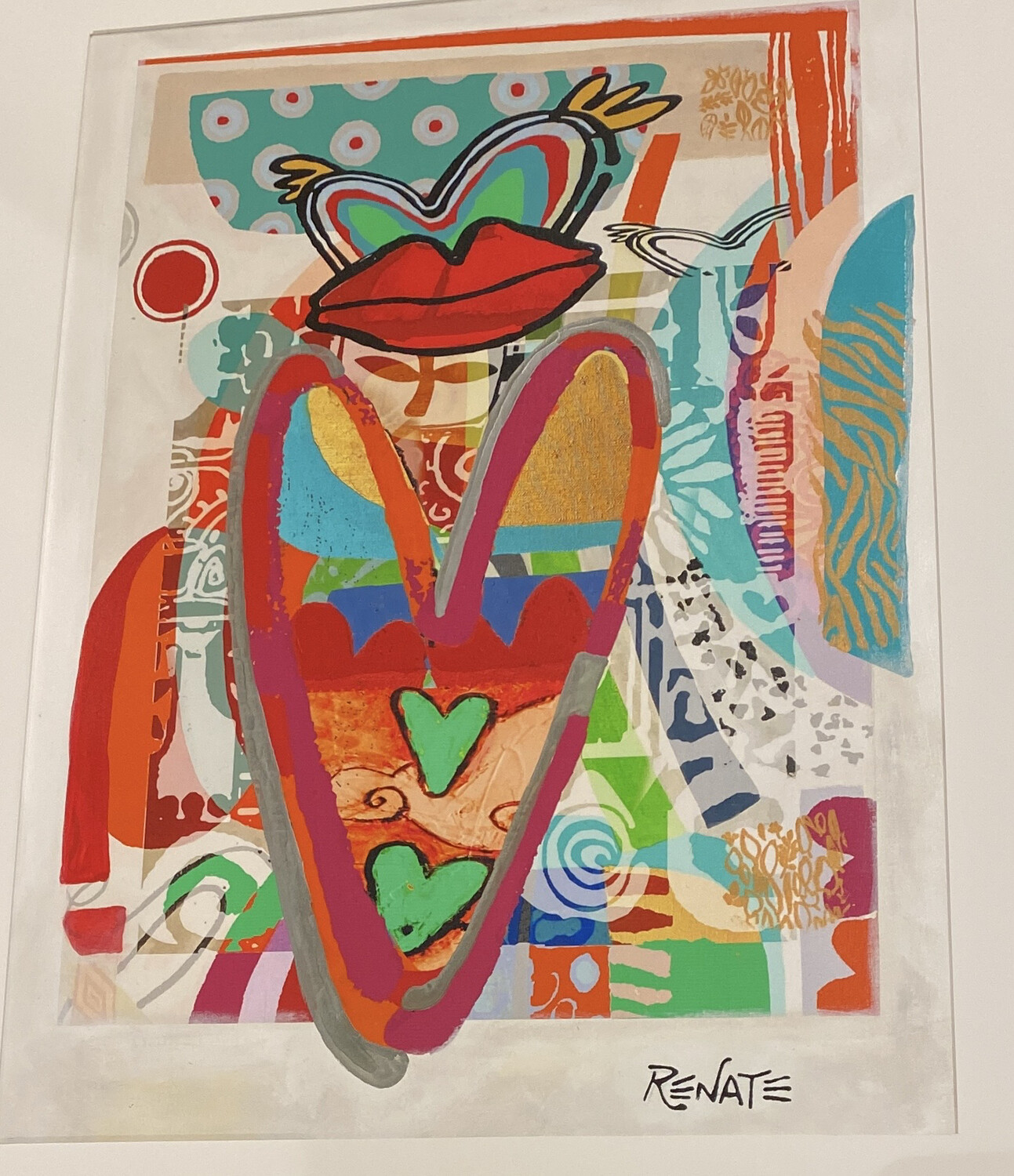 ⭕️MIAMI cuadro enmarcado/ framed painting 35x51 inch - Precio en Pesos Chilenos/ Price in Chilean Pesos - US$3.490-30%