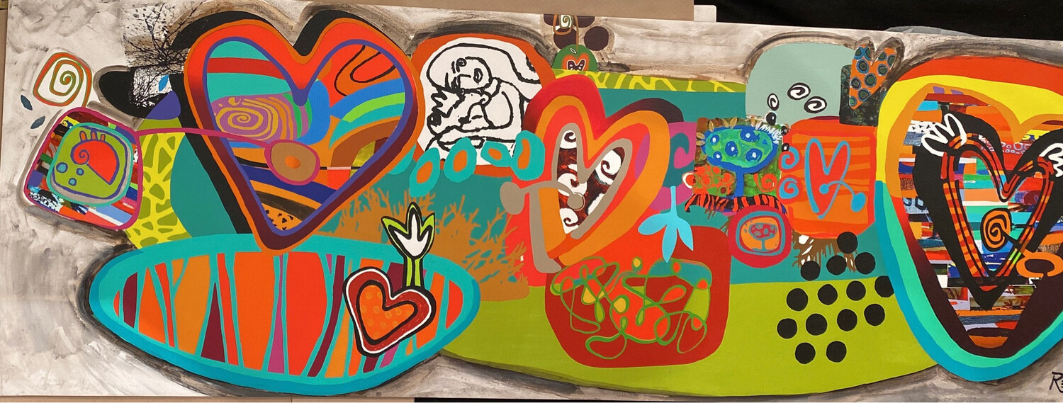 MIAMI cuadro enmarcado/ framed painting 69x24 inch - Precio en Pesos Chilenos/ Price in Chilean Pesos - US$3.590-30%