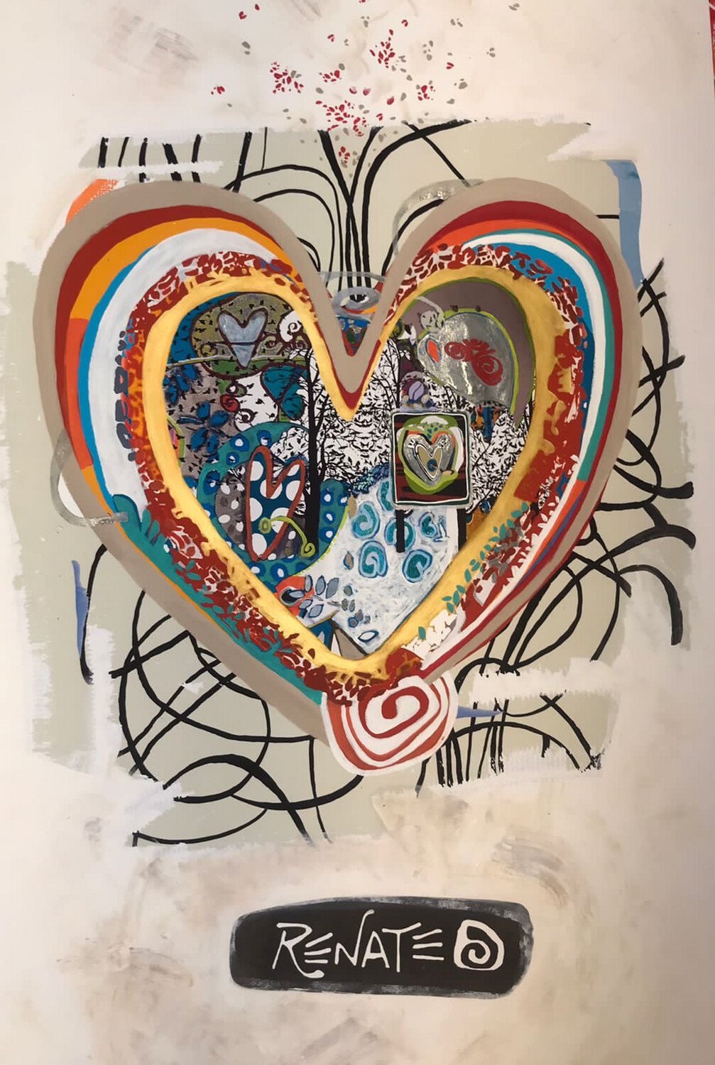 ⭕️MIAMI cuadro enmarcado/ framed painting 44x79 inch - Precio en Pesos Chilenos/ Price in Chilean Pesos - US$7.690-30%