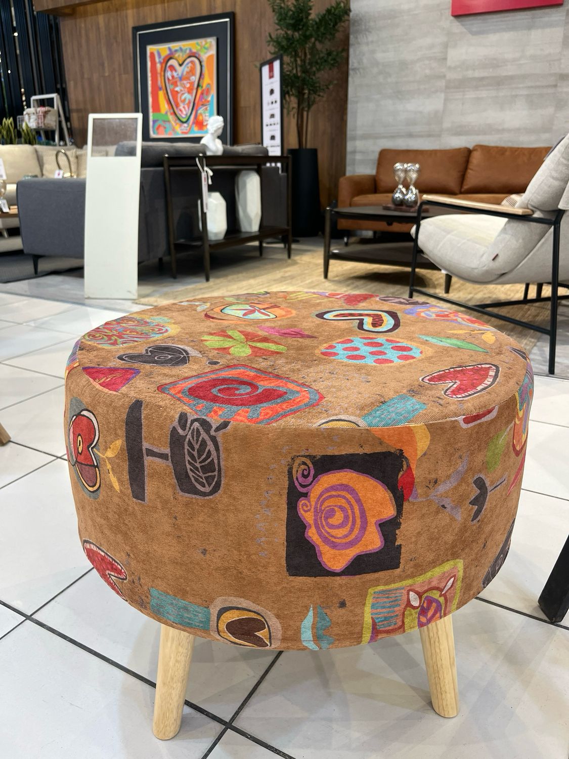 Pouf - patas largas - color