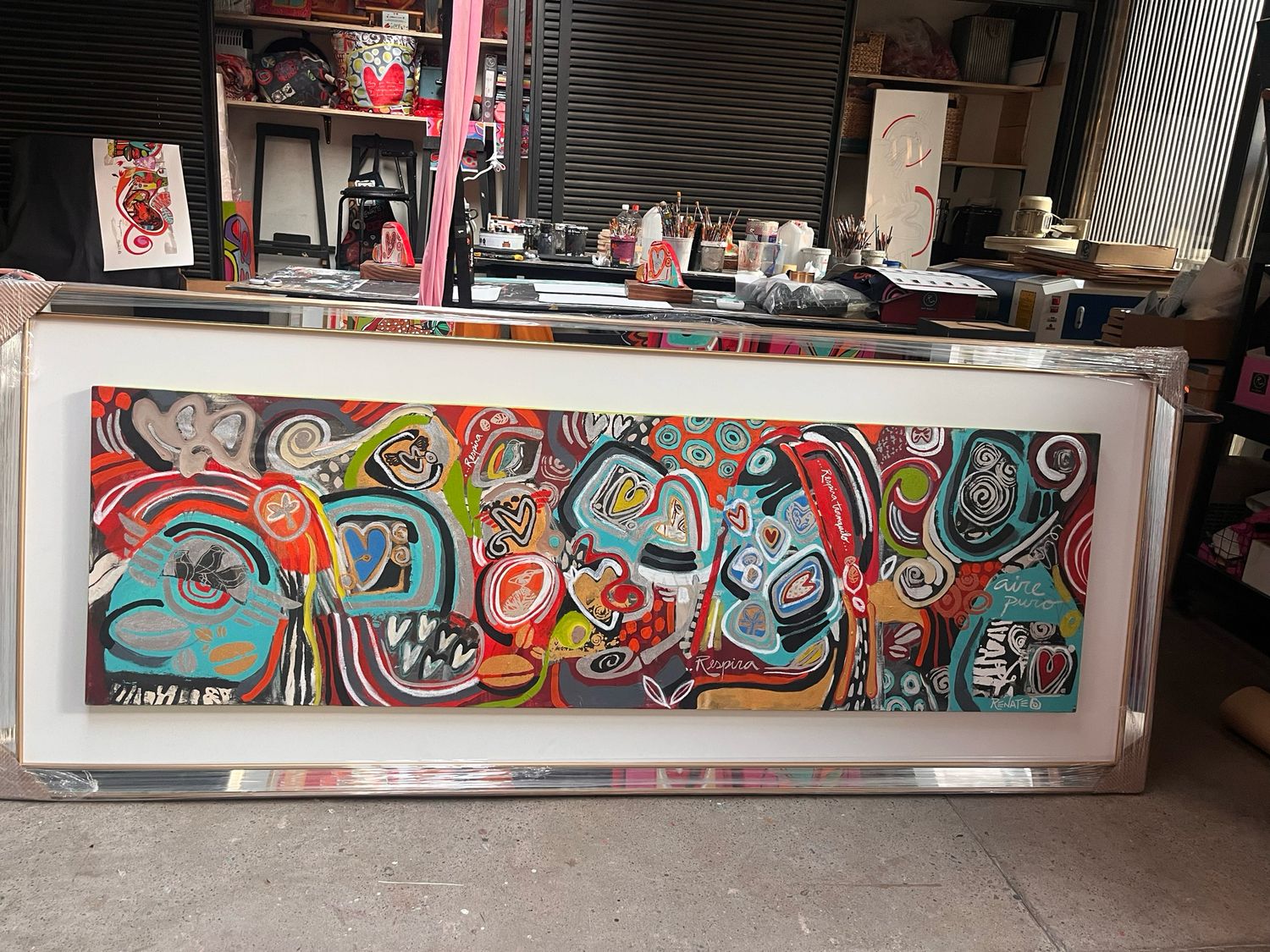 DCTO. ESPECIAL Cuadro lienzo sin marco 236 x 96