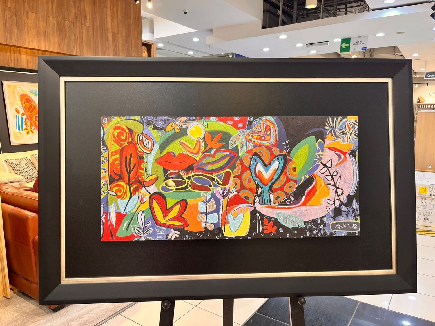 Cuadro enmarcado colección sustentable 110 x 65