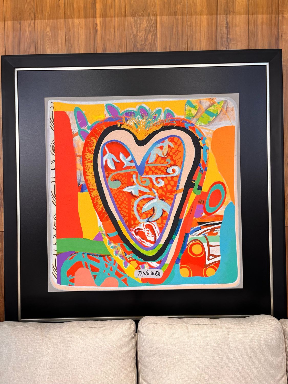 Cuadro enmarcado colección sustentable 145x145