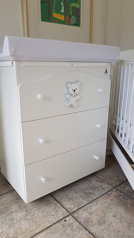 Set Sofia lettino con materasso +Bagnetto fasciatoio