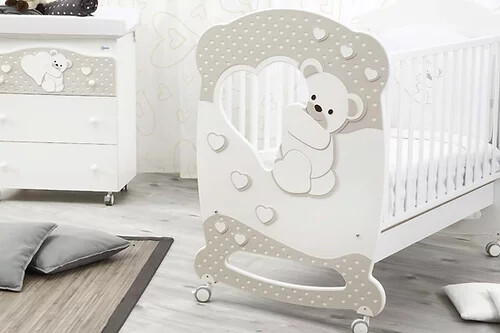 Set Orsobaby Lettino con materasso+ Bagnetto-Fasciatoio
