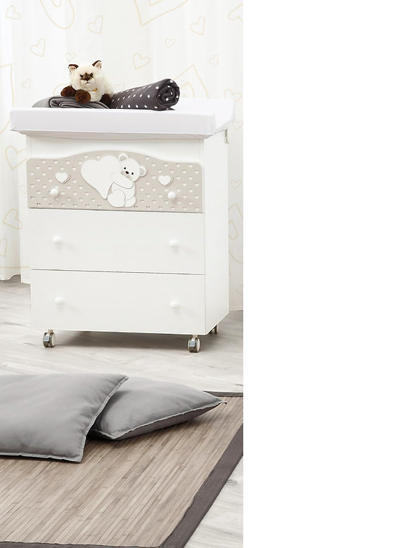 Set Orsobaby Lettino con materasso+ Bagnetto-Fasciatoio