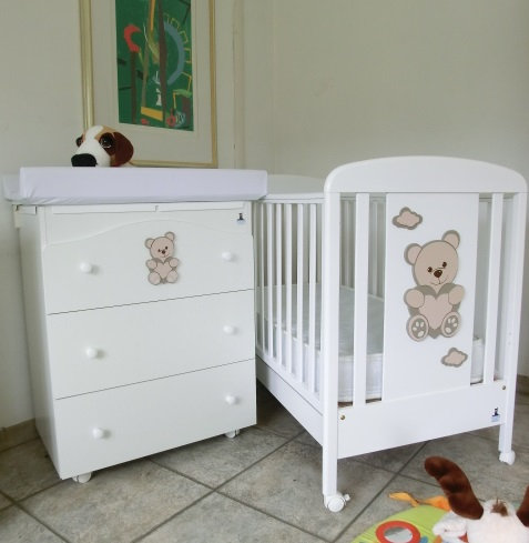 Lettino Sofia + Materasso + Piumone