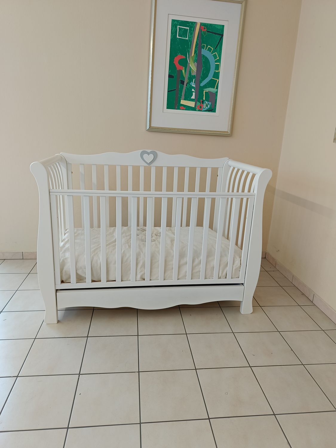 Lettino-divanetto Elisa con materasso