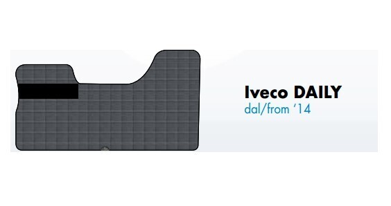 Tappeti su misura in PVC plastificato per Iveco Daily dal 2014