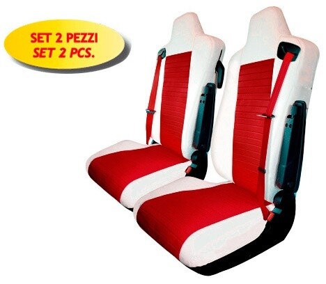 Coppia coprisedili su misura "THE BEST PROFESSIONAL" Mod. O