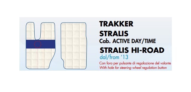 Tappeti Trucker su misura per Iveco Trakker - Stralis Cab. Active day/time