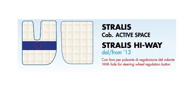 Tappeti Trucker su misura per Iveco Stralis Cab. Active Space - Stralis HI-WAY dal 2013