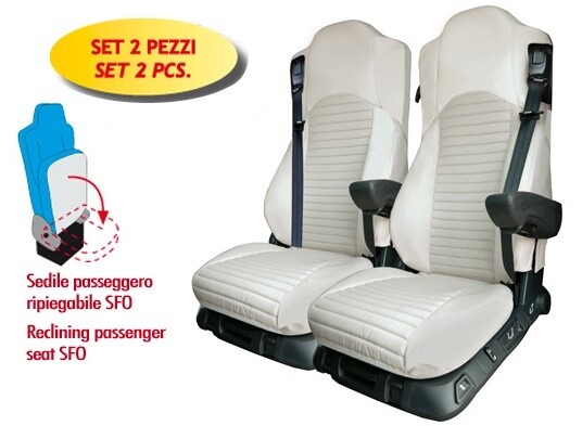 Coppia coprisedili su misura "THE BEST PROFESSIONAL" Mod. G