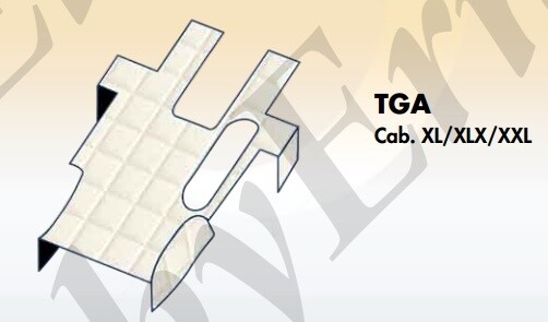 Copricofano Dakar su misura per Man TGA Cab. XL/XLX/XXL