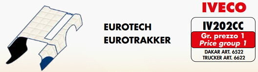 Copricofano Trucker su misura per Iveco Eurotech - Eurotrakker