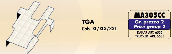 Copricofano Trucker su misura per Man TGA cab. XL/XLX/XXL