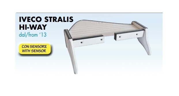 Tavolino centrale King su misura per Iveco Stralis HI-WAY dal 2013 con sensore