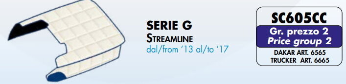 Copricofano Trucker su misura per Scania Serie G Streamline dal 2013 al 2017