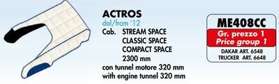 Copricofano Trucker su misura per Mercedes Actros dal 2012 cab, stream space, classic space, compact space 2300mm