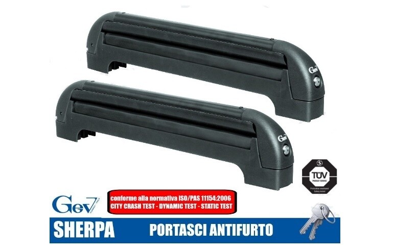 Portasci per barre portatutto Sherpa GEV