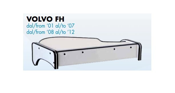 Tavolino centrale King su misura per Volvo FH dal 2001 al 2012