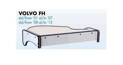 Tavolino centrale King su misura per Volvo FH dal 2001 al 2012