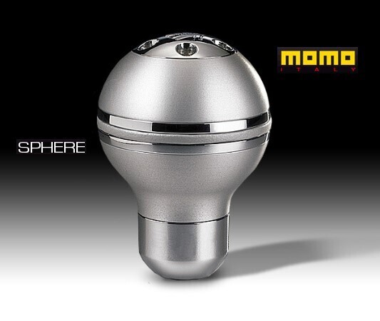 Pomello del cambio Momo Sphere alluminio