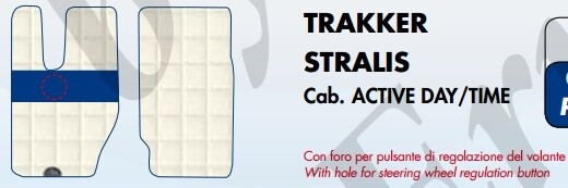Tappeti Explorer su misura per Iveco Trakker - Stralis Cab. Active day/time