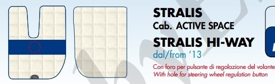 Tappeti Explorer su misura per Iveco Stralis Cab. Active Space - Stralis HI-WAY dal 2013
