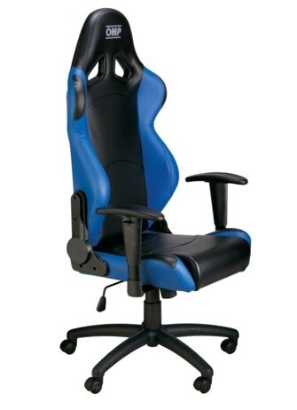 Sedia ufficio Omp Chair nera/blu