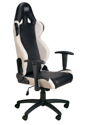 Sedia ufficio Omp Chair nera/bianca