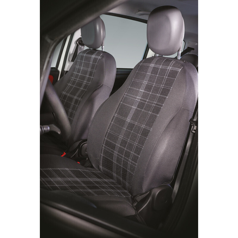 Coprisedili personalizzati completi per Fiat Panda 2012 4 posti con post. intero