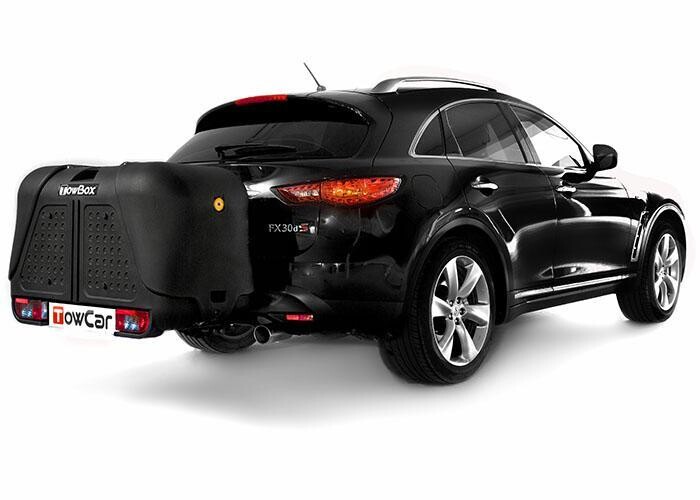 portabagagli a gancio traino TowBox V2 nero