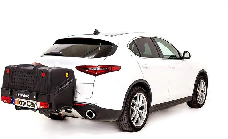 Portabagagli a gancio traino TowBox V1 nero