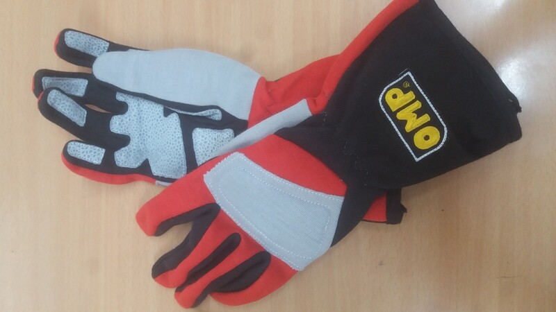 Guanti Omp Evolution rossi taglia S