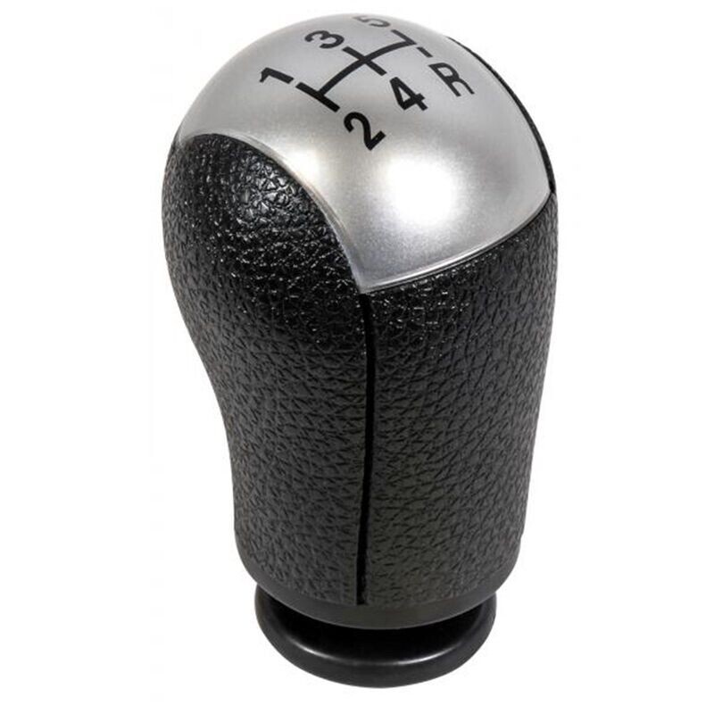 Pomello cambio Ford nero/argento cod. 6930034