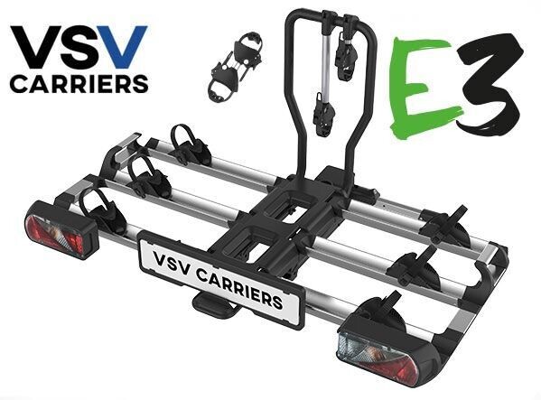 Portabici a gancio VSV  E3 E-bike 3 bici KG. 60
