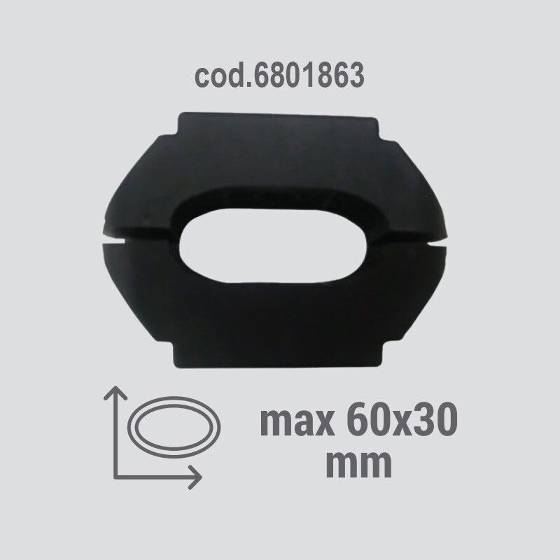 Adattatore Aluski & Board barre 60 mm Adattatore Aluski & Board barre 60 mm