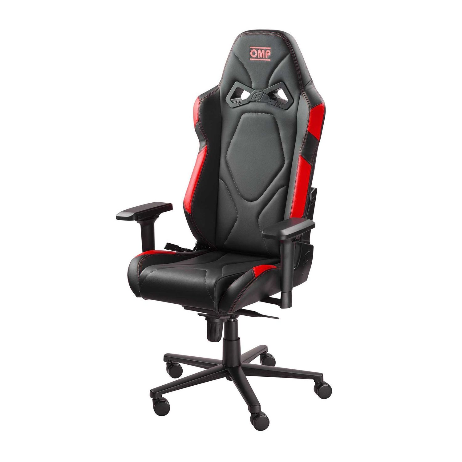 Sedia Ufficio OMP GS, Colori/modelli: Nera/Rossa
